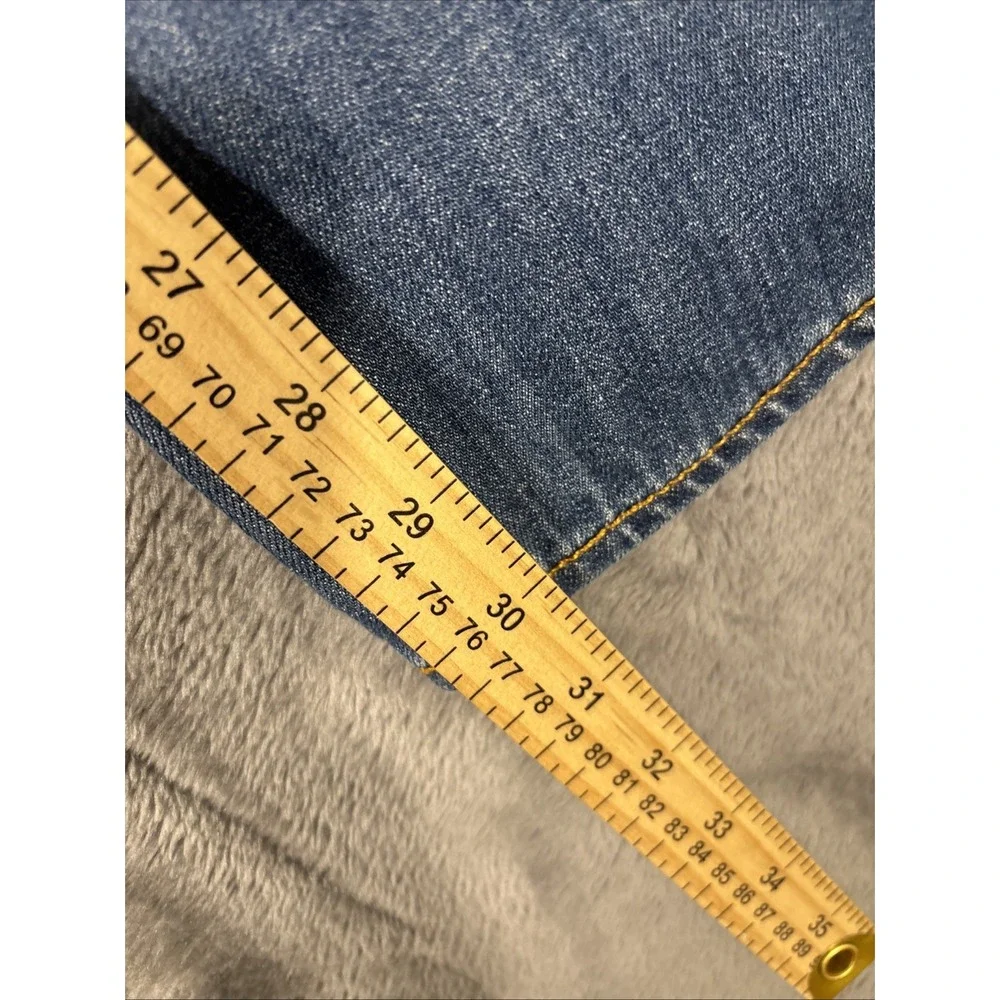 Levis 501 Original Fit Jeans Mens 38x30 Medium Wash Blue Straight Leg Button Fly